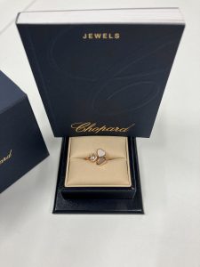 ショパール ハッピーハート リング K18 ローズゴールド