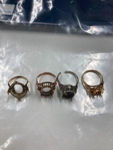 K18（18金）リング まとめ 4点