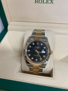 ロレックス デイトジャスト 41 126333G ブラック オイスターブレス