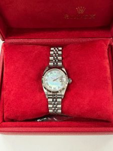 ロレックス デイトジャスト 79174 シェル文字盤