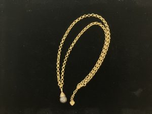 トップのみ14Kネックレス585